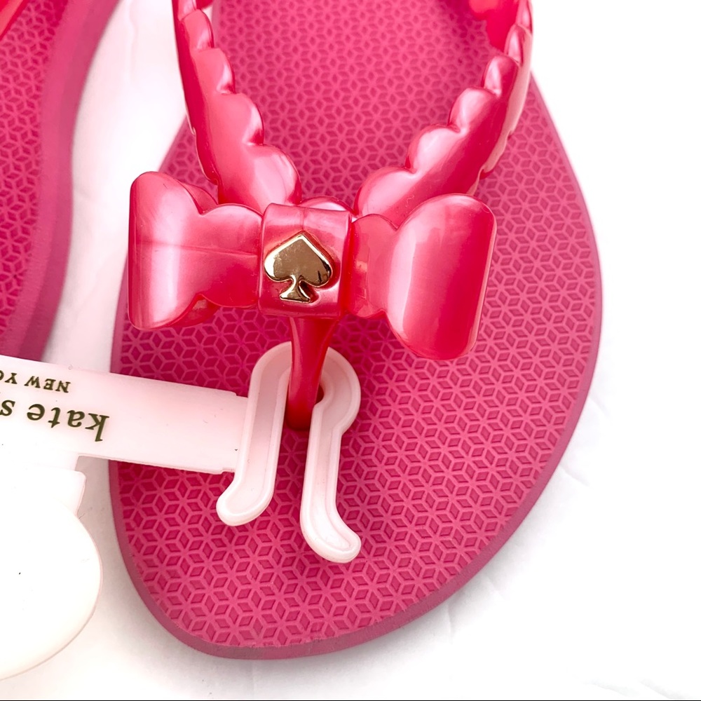 Kate Spade Denise Flip-Flops Scalloped Thong pink - Picture 5 of 10